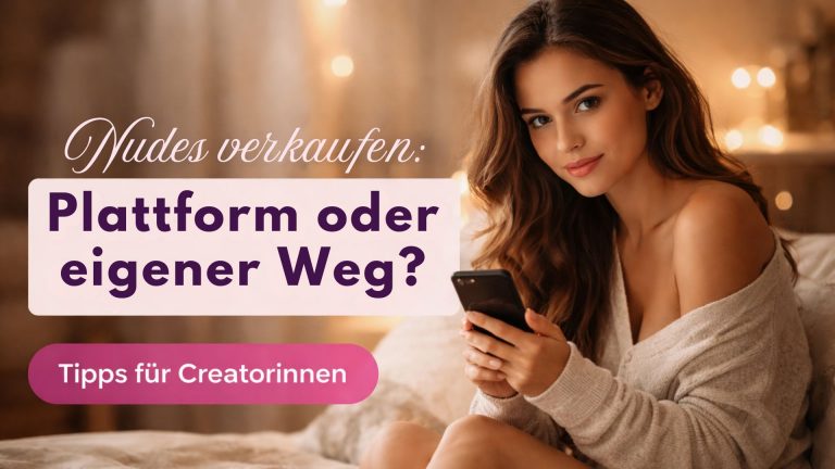 Nudes verkaufen Plattform oder eigener Weg