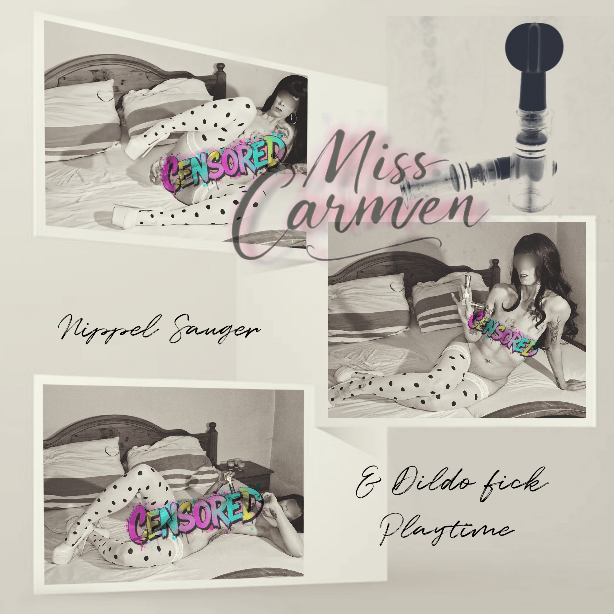 ❣️60 Ich beginne meinen Tag mit meinen Nippelsaugern und dem Dildo. Ein Verwöhnprogramm der anderen Art