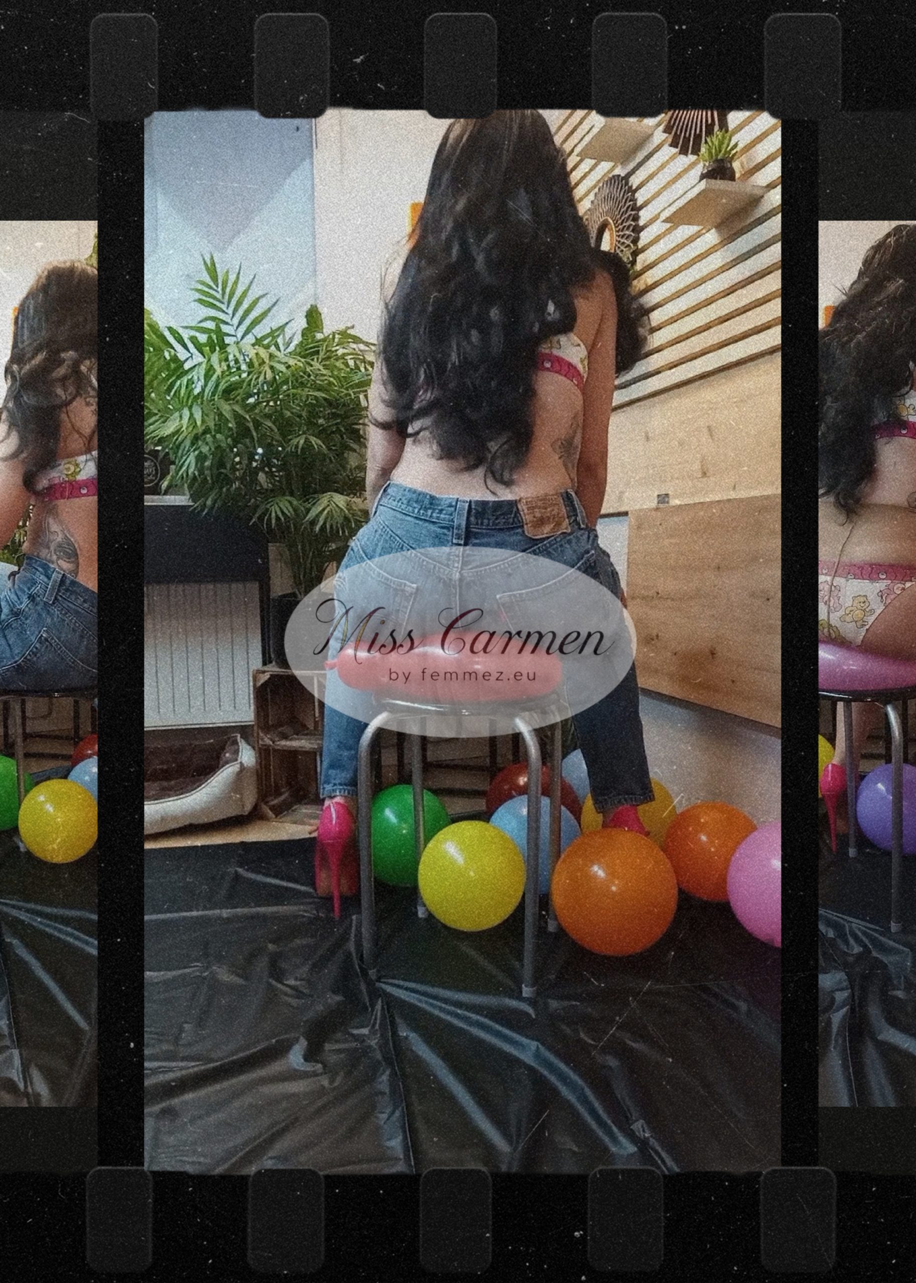 Looner Sit-Pop, in zwei verschiedenen Outfits